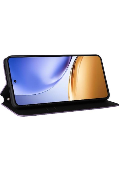 Realme 14 5g Cüzdan Manyetik Kapatma Kart Yuvaları Tutucu Pu 3D Için Kılıf (Yurt Dışından) modelleri