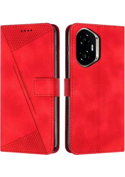 Onur 400 Kart Ekleme Pu Deri Kickstand Cüzdan Için Flip Case (Yurt Dışından)