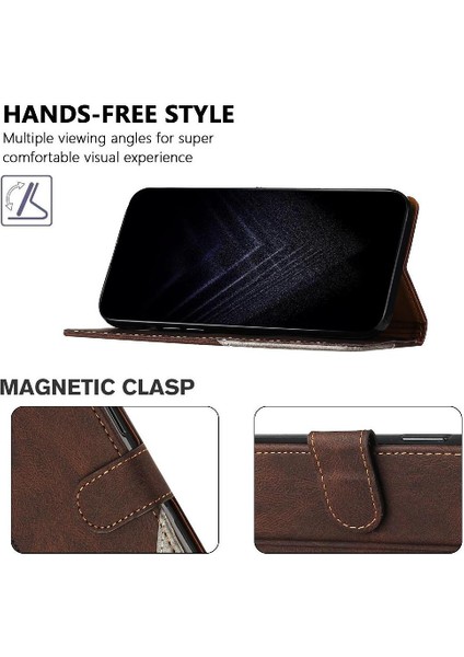Onur Sihirli 7 Pro Pu Deri Kart Yuvaları Için Kılıf Kapak Handy Standı (Yurt Dışından)