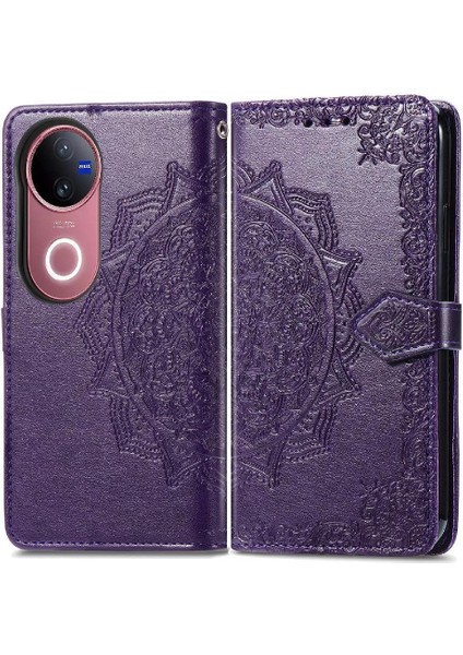 Vivo V50 5g Için Flip Case Kapak Darbeye Deri Kılıf Basit (Yurt Dışından) modelleri