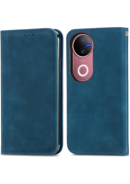 Vivo V50 5g Için Flip Case Kapak Cüzdan Kılıf Basit Iş (Yurt Dışından)