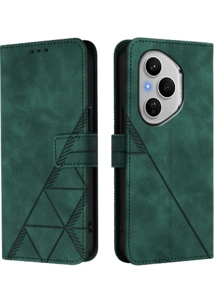 Onur Için Kılıf 400 Pro 5g Flip Folio Kitap Koruyucu Pu Deri Cüzdan (Yurt Dışından)