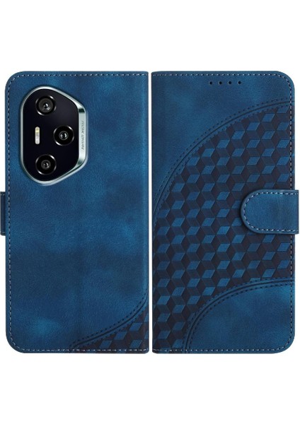 Onur Için Flip Case 400 Manyetik Kart Tutucu Geometrik Desen Flip Pu (Yurt Dışından)