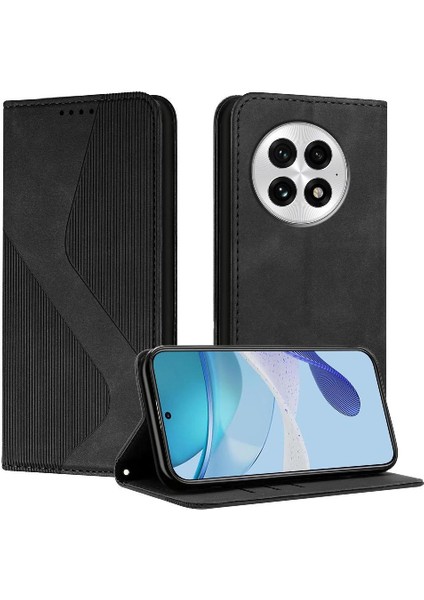 Oneplus 13 Cüzdan Kickstand Pu Deri Kart Yuvaları Tutucu Manyetik Için Kılıf (Yurt Dışından)