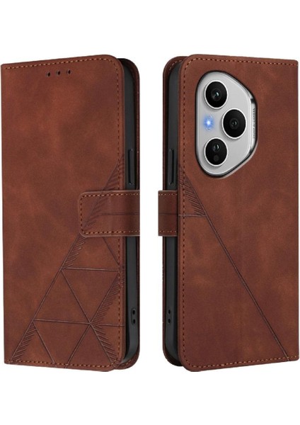 Onur Için Kılıf 400 Pro 5g Flip Folio Kitap Koruyucu Pu Deri Cüzdan (Yurt Dışından)