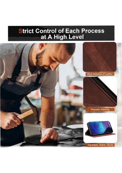 Honor Magic 7 Lite 5g Cüzdan Kickstand Pu Deri Folio Flip Kart Için Kılıf (Yurt Dışından)