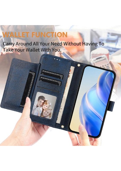 Samsung Galaxy A72 5g Pu Deri Manyetik Fermuar Kartı Için Flip Case (Yurt Dışından) fiyatları