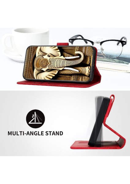 Onur Için Flip Case 400 Manyetik Kart Tutucu Geometrik Desen Flip Pu (Yurt Dışından) fiyatları