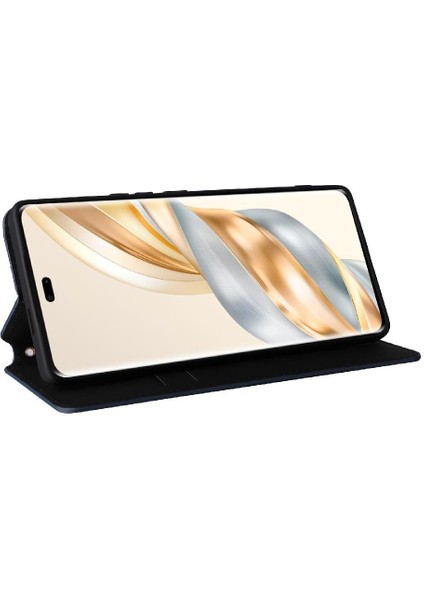 Honor Magic 7 Lite 5g Pu Deri Kart Yuvaları Tutucu Için Basit Flip Case (Yurt Dışından)