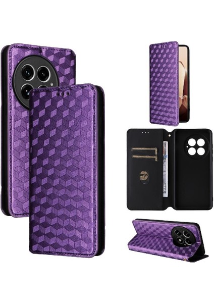 Oneplus 13 5g Cüzdan Manyetik Kapatma Kart Yuvaları Tutucu Pu Için Flip Case (Yurt Dışından)