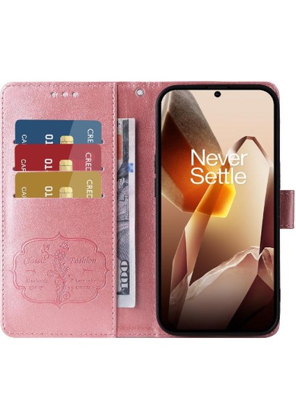 Oneplus 13 Çiçek Kart Yuvaları Flip Deri Için Flip Case (Yurt Dışından) indirimleri