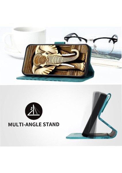 Onur Için Flip Case 400 Manyetik Kart Tutucu Geometrik Desen Flip Pu (Yurt Dışından) indirimleri