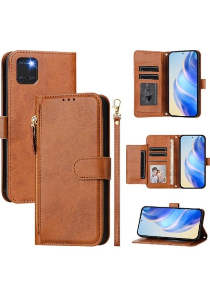 Samsung Galaxy Not 10 Lite Için Flip Case Fermuar Kart Tutucu Pu Deri (Yurt Dışından) indirimleri