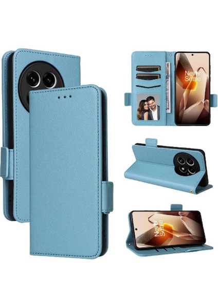 Oneplus 13 Için Flip Case 5g Manyetik Yan Toka Kart Yuvaları Tutucu Pu (Yurt Dışından)