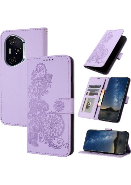 Kart Yuvası Standı ile Onur 400 Için Flip Case Flip Folio Kitap Kickstand Pu (Yurt Dışından)