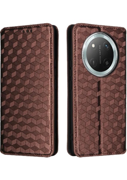 Honor Magic 7 Lite 5g Pu Deri Kart Yuvaları Tutucu Için Basit Flip Case (Yurt Dışından)