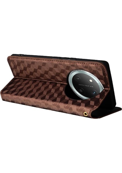 Honor Magic 7 Lite 5g Pu Deri Kart Yuvaları Tutucu Için Basit Flip Case (Yurt Dışından)