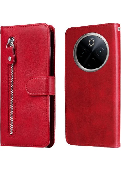 Oneplus 13 Deri Fermuar Koruyucu Kapak Kart Yuvası Sahipleri Için Kılıf (Yurt Dışından) modelleri