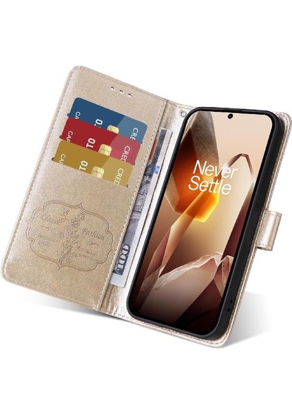 Oneplus 13 Çiçek Kart Yuvaları Flip Deri Için Flip Case (Yurt Dışından) fırsatları