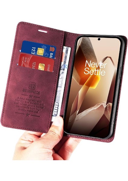 Oneplus 13 Için Kılıf Folio Cüzdan Koruyucu Manyetik Pu Deri (Yurt Dışından) indirimleri