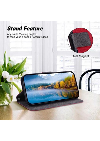 Toka Kickstand ile Kart Yuvası Pu Deri ile Oneplus 13 Için Flip Case (Yurt Dışından) fiyatları