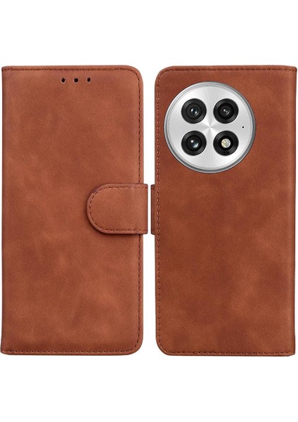 Oneplus 13 Için Flip Case Manyetik Kart Yuvası Standı Tutucu Premium Pu Deri (Yurt Dışından)