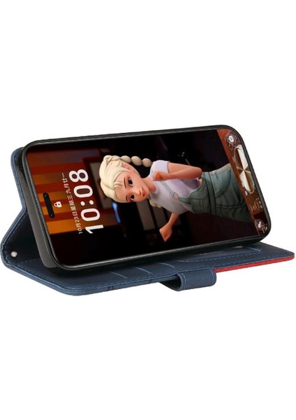 Onur Sihirli 7 Pro 5g Kickstand Koruyucu Dikiş Rengi Için Flip Case (Yurt Dışından)