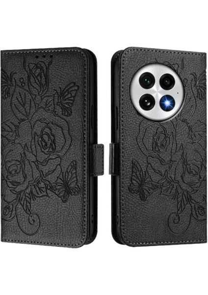 Kredi Kartı Yuvası Pu Deri ile Oneplus 13 Manyetik Cüzdan Için Kılıf (Yurt Dışından)