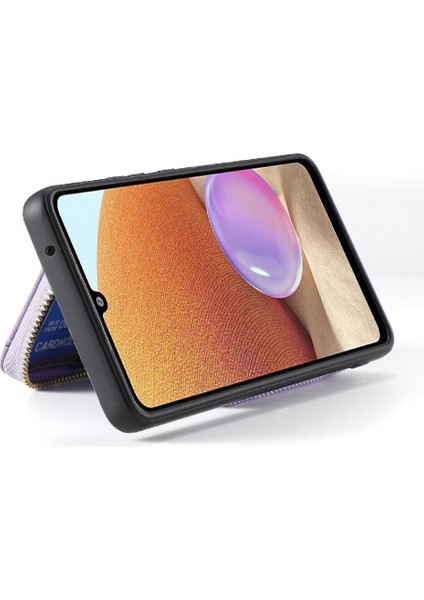 Realme Neo 7 Için Kılıf Standı Premium Deri Ayarlanabilir Kordon 7 Kart (Yurt Dışından)