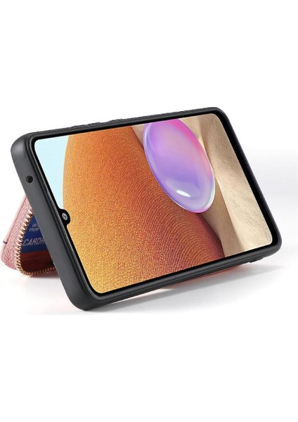 Google Pixel 9A Stand 7 Kart Yuvaları Ayarlanabilir Kordon Fermuar Için Kılıf (Yurt Dışından)