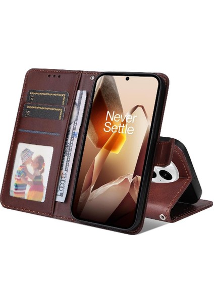 Oneplus 13 Hassas Kesikler Için Flip Case Kapak Kart Yuvaları Manyetik (Yurt Dışından) indirimleri