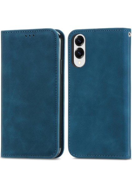 Samsung Galaxy S25 Kenar Cüzdan Flip Kapak Deri Kılıf Için Flip Case (Yurt Dışından)