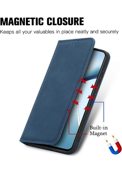 Samsung Galaxy S25 Kenar Cüzdan Flip Kapak Deri Kılıf Için Flip Case (Yurt Dışından)