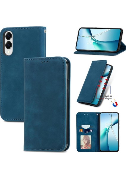 Samsung Galaxy S25 Kenar Cüzdan Flip Kapak Deri Kılıf Için Flip Case (Yurt Dışından)