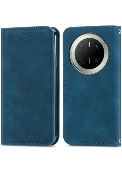 Huawei Mate 70 Darbeye Dayanıklı Cüzdan Basit Iş Flip Kapak Için Flip Case (Yurt Dışından)