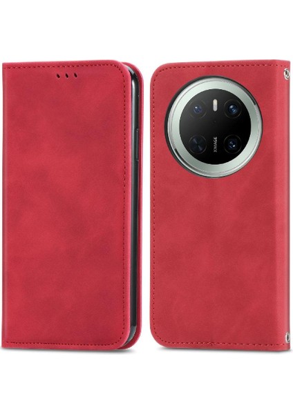 Huawei Mate 70 Darbeye Dayanıklı Cüzdan Basit Iş Flip Kapak Için Flip Case (Yurt Dışından)