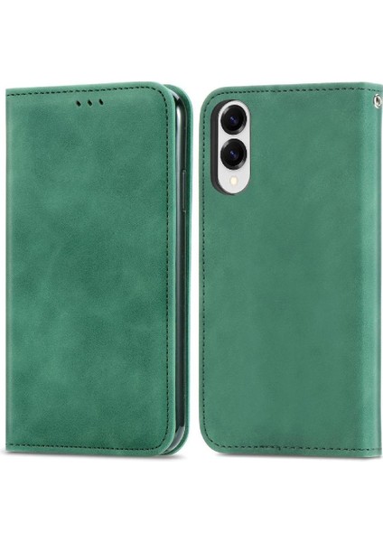 Samsung Galaxy S25 Kenar Cüzdan Flip Kapak Deri Kılıf Için Flip Case (Yurt Dışından)