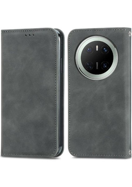 Huawei Mate 70 Darbeye Dayanıklı Cüzdan Basit Iş Flip Kapak Için Flip Case (Yurt Dışından)