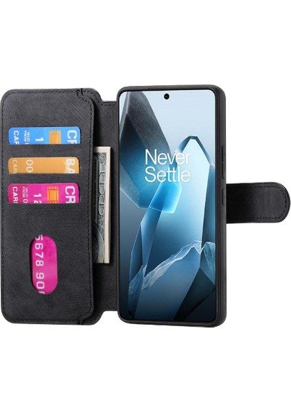 Oneplus 13 Kart Standı Cüzdan Mıknatıs Koruyucu Malzeme Retro Için Flip Case (Yurt Dışından) fırsatları