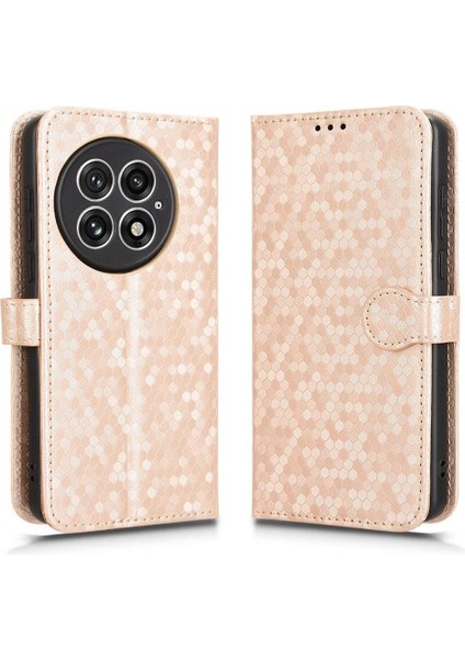 Oneplus 13 5g Geometrik Desen Manyetik Toka Deri Cüzdan Için Kılıf (Yurt Dışından)