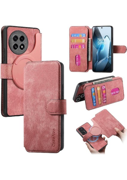 Oneplus 13 Kart Standı Cüzdan Mıknatıs Koruyucu Malzeme Retro Için Flip Case (Yurt Dışından)