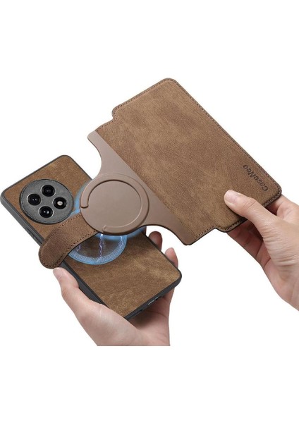 Oneplus 13 Kart Standı Cüzdan Mıknatıs Koruyucu Malzeme Retro Için Flip Case (Yurt Dışından) modelleri