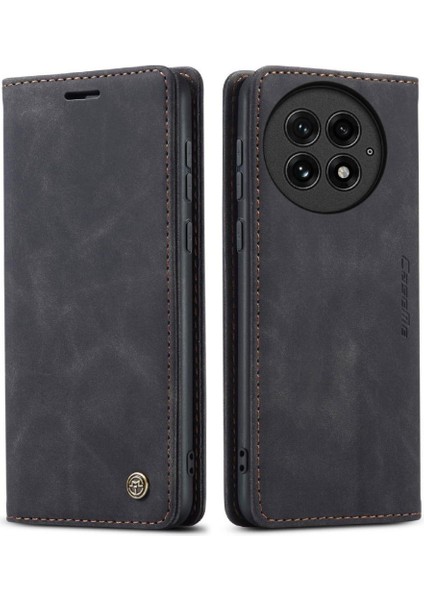 Oneplus 13 Flip Folio Kitap Için Flip Case Vintage Pu Deri Cüzdan Kılıf (Yurt Dışından)