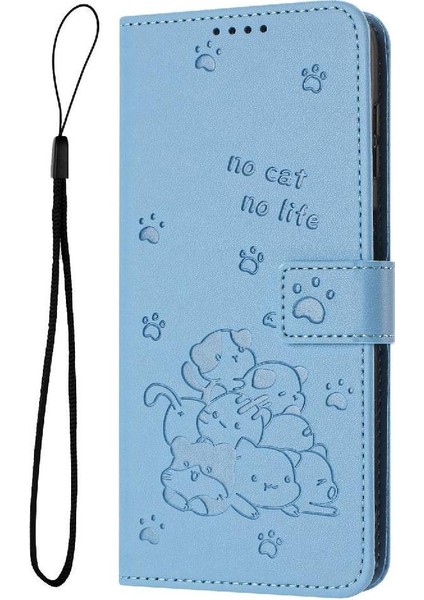 Vivo V50 5g Sevimli Kedi Kart Tutucu Için Flip Case Kickstand Deri Cüzdan (Yurt Dışından) fiyatları
