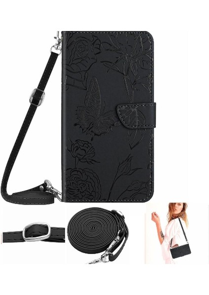 Kart Tutucu ve Uzun Kayış Deri Cüzdan Yumuşak Pu ile Oneplus 13 Için Kılıf (Yurt Dışından) modelleri