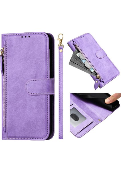 IPhone 11 Için Flip Case Pro Fermuar Kart Tutucu Pu Deri Manyetik (Yurt Dışından)