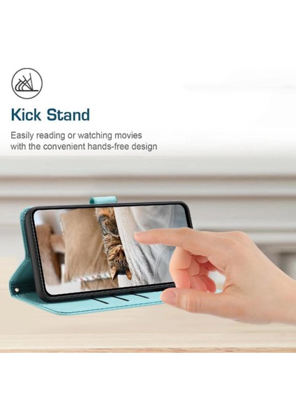Realme C75 4g Için Flip Case Sevimli Kedi Kart Tutucu Kickstand Pu Deri (Yurt Dışından) indirimleri