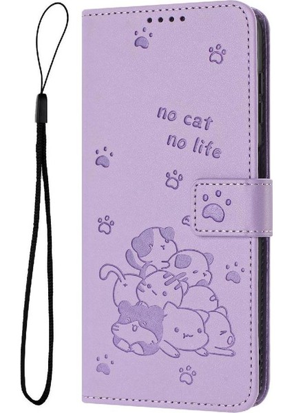 Oppo Reno 13F 5g Deri Cüzdan Için Flip Case Sevimli Kedi Kart Tutucu Pu (Yurt Dışından) indirimleri