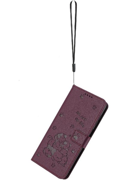 Oppo Reno 13F 5g Deri Cüzdan Için Flip Case Sevimli Kedi Kart Tutucu Pu (Yurt Dışından) fiyatları