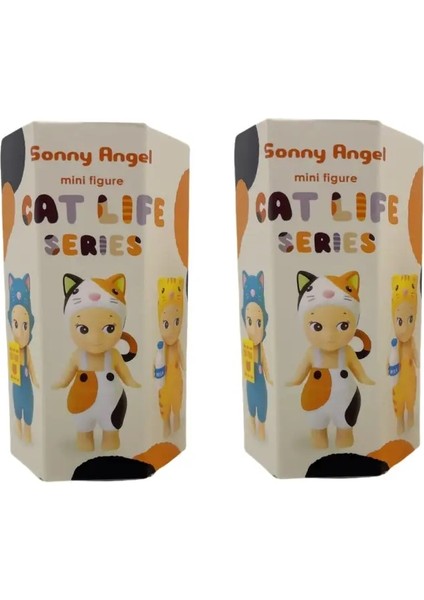 Yeni Sıcak Sonny Angel Meow Meow Meow Günlük Kedi Yaşam Serisi Kutu Yıldönümü Masaüstü Anime Figürleri Süsler Giftcolor: Random 1pcs (Yurt Dışından)